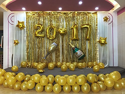 Glanzzeit 16 Inch Gold Balloons Decor Letters A To Z Numbers 0 To 9 For Wedding Prom Birthday Party (Number 0) #TOP6