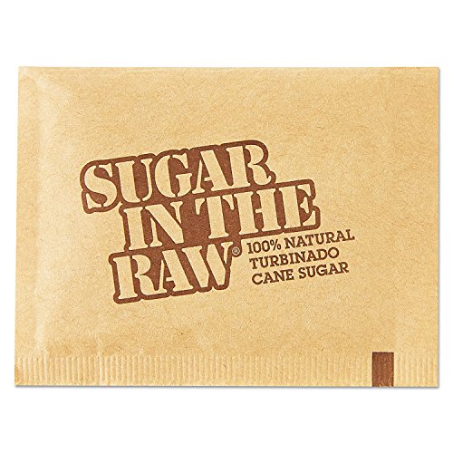 Sugar Packets, Raw Sugar, 0.18 oz Packets, 500 per Carton image 4