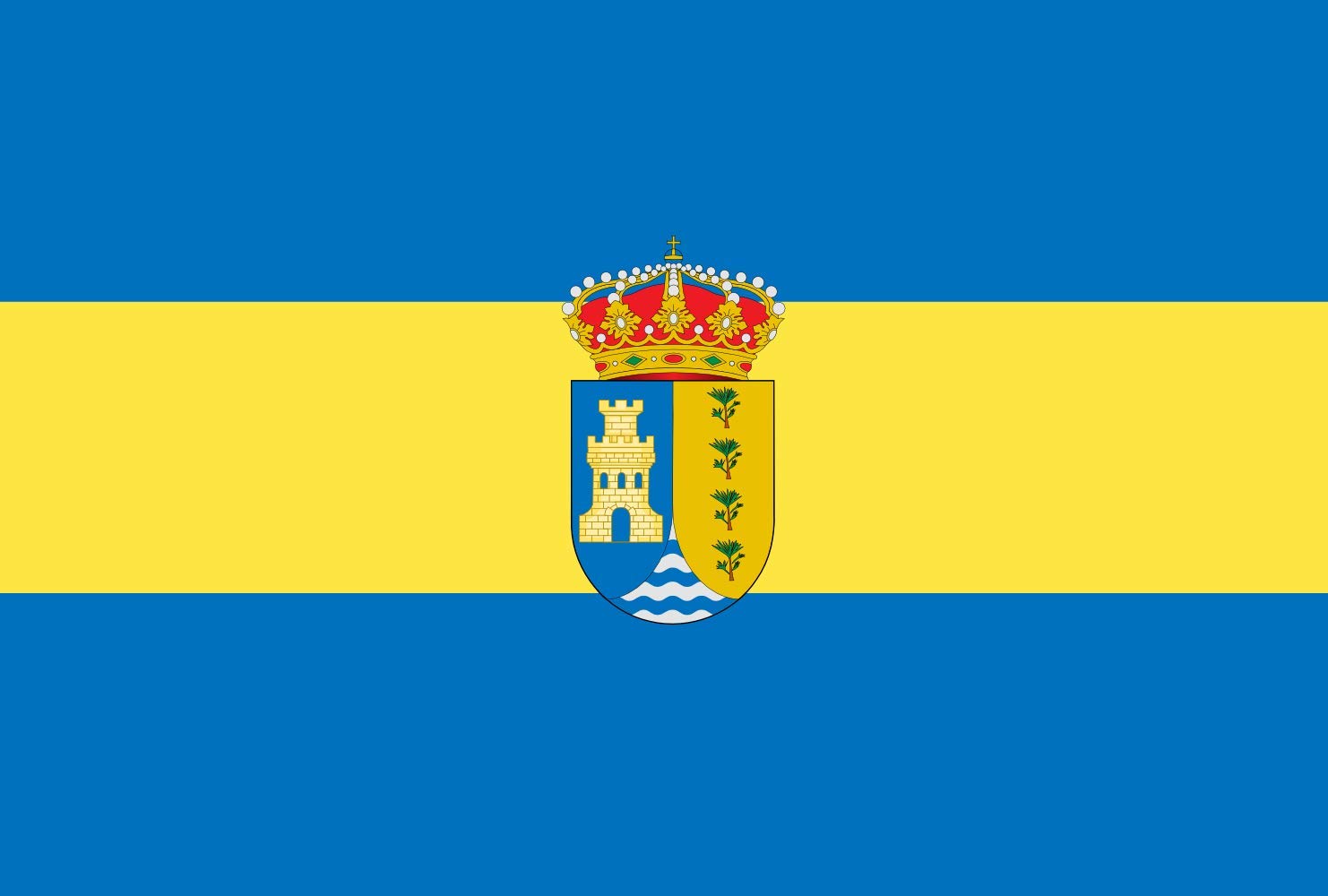 Drapeau Palmar de Troya pour décoration murale et rassemblement