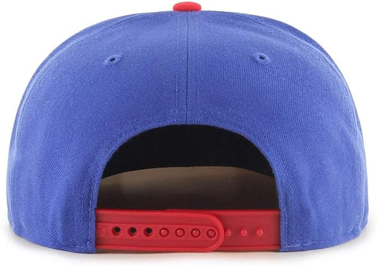 47 Brand Sure Shot Captain Adjustable Cap - NBA, Structured 6-Panel, Flat Bill Baseball Hat