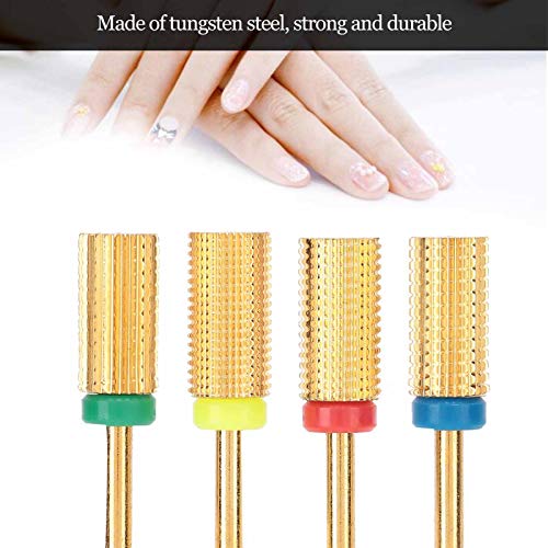 Set de 4 Puntas de Taladro para Uñas de Aleación de Tungsteno miniatura 3