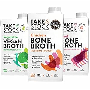 Bone Broth Discovery Pack | Beef, Chicken & Vegetable | Premium Liquid Broth | Delicious & Natural | Low Calorie | High…