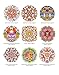Woodland Mandalas Coloring Book (Design Originals) 40 Nature-Inspired Designs with Flowers, Butterflies, Chipmunks, Birds, and Other Seasonal Signs of Spring, on Perforated Pages