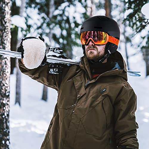 Monata Ski Helmet, Multi Snow Sport Helmets Unisex-Adult Lightweight Outdoor Snowboard Helmet #TOP4