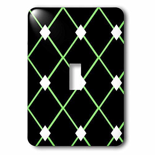 Interrupteur motif géométrique noir citron blanc pour sublimer le design de votre salon - 2
