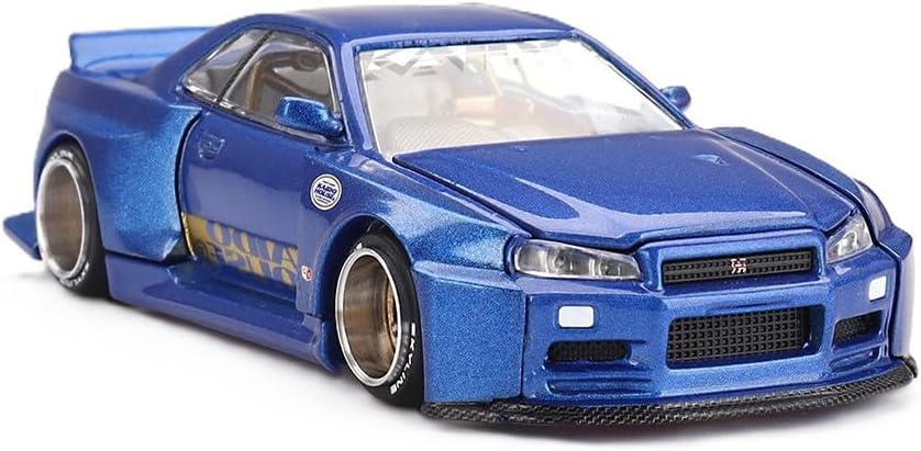 ミニカー Kaido House BLKLTD GT-R(R34) KHMG105 MINI GT X KAIDO HOUSE Nissan Skyline GT-R (R34) Kaido Works