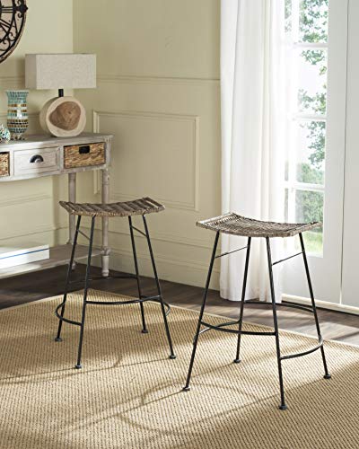 Safavieh Home Collection Atara Counter Stool, Grey #TOP23