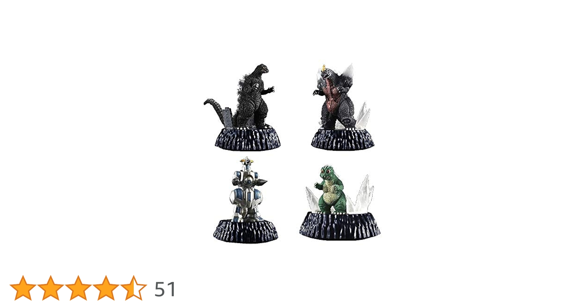 ゴジラ　ガチャガチャセット　まとめ売り Amazon.co.jp: HG D+ ゴジラ 04 [全4種セット(フルコンプ