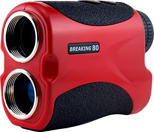 Breaking 80 Golf Rangefinder - Perfect Golf Accessory. Laser Rangefinder with 550 Yard Max Range