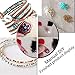 Glass Seed Beads for Jewelry Making - 24 Multicolor Pony Beads Approx 7200pcs 4mm Small Craft Glass Beads Round Mini Beads Kits with Container Box for Women