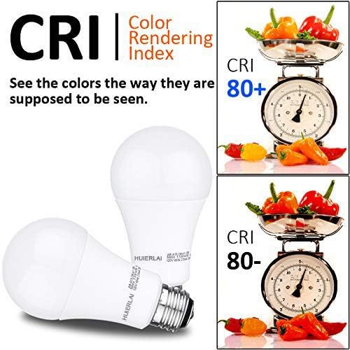 FDW 60 Watt Equivalent,9W SlimStyle A19,E26 LED Light Bulb,800LM,Soft White,2700K,12 Pack