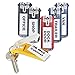 Durable Tags for Locking Key Cabinets, Plastic, 1.13 x 2.75, Dark Blue, 6/Pack