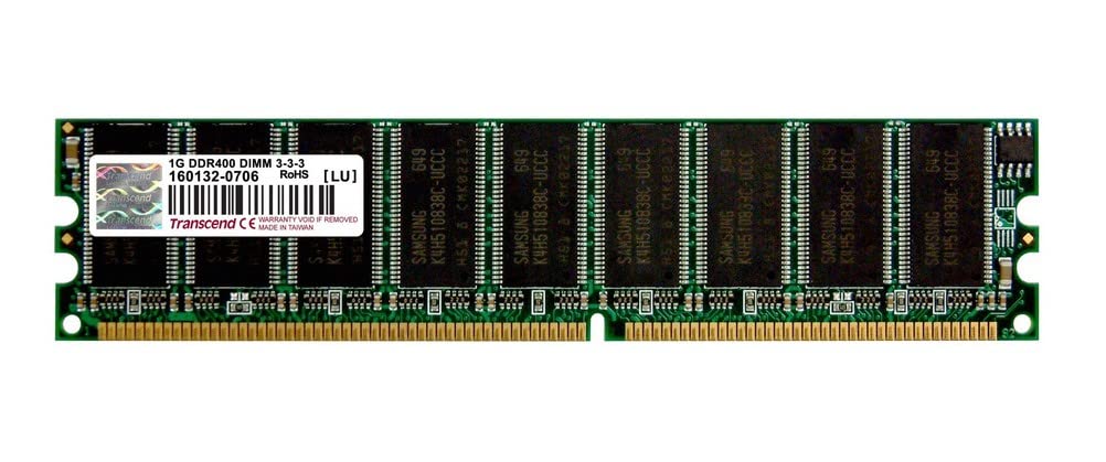Amazon.com: Transcend Memory 1GB DDR 400 Mhz (pc 3200) Ecc 無緩衝