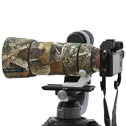 ROLANPRO Camouflage Lens Cover for Sony FE 70-200mm F/2.8 GM OSS II Coat Lens Protective Sleeve Case-#27 Waterproof