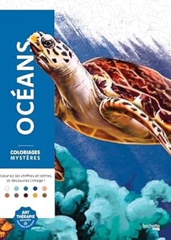 Paperback Coloriages mystères - Océans [French] Book