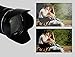 72MM Reversible Lens Hood for Tamron SP AF 17-50mm f/2.8 XR Di-II VC LD Aspherical (IF) Lens