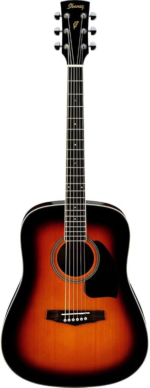 Guitarra acústica Ibanez Performance Series PF15, diapasón de palisandro, Vintage Sunburst HIGH