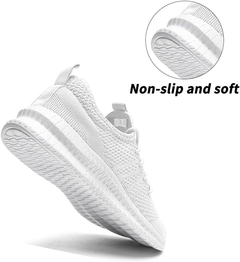 FUJEAK Womens Running Shoes Casual Slip on Walking Shoes Gym Workout Fashion Sneakers Non Slip Athletic Tennis Sports Sneakers - Image 5