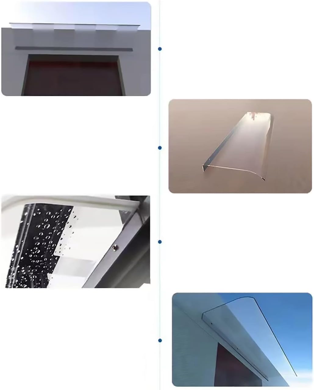 Front Door Canopy Outdoor Awning,Outdoor Porch Awning Window Garden Canopy Front/Back Door Cover,for Door or Balcony, Garden, Terrace (40x70cm/16x28in)