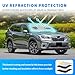 Windshield Sunshade Compatible with Subaru Crosstrek Forester Blocks UV Rays Sun Visor Protector Foldable Front Window Sun Shield (Forester/Outback/Ascent/Legacy/Impreza)