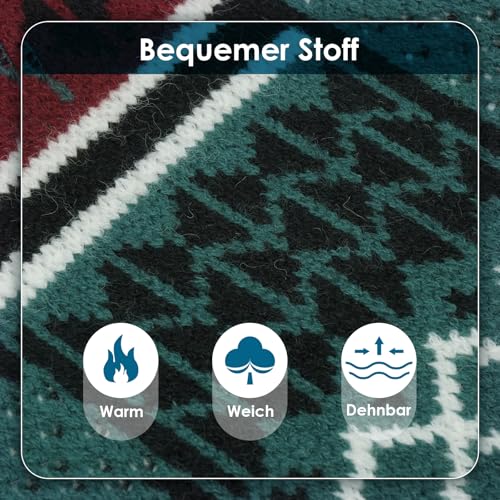 Katzinst Rollkragen Hundepullover - Pullover Hunde mit Leinenloch | Leicht und Warm Hundepulli für Große Hunde, Ärmelloser Winter Hundekleidung, Grün, 3XL