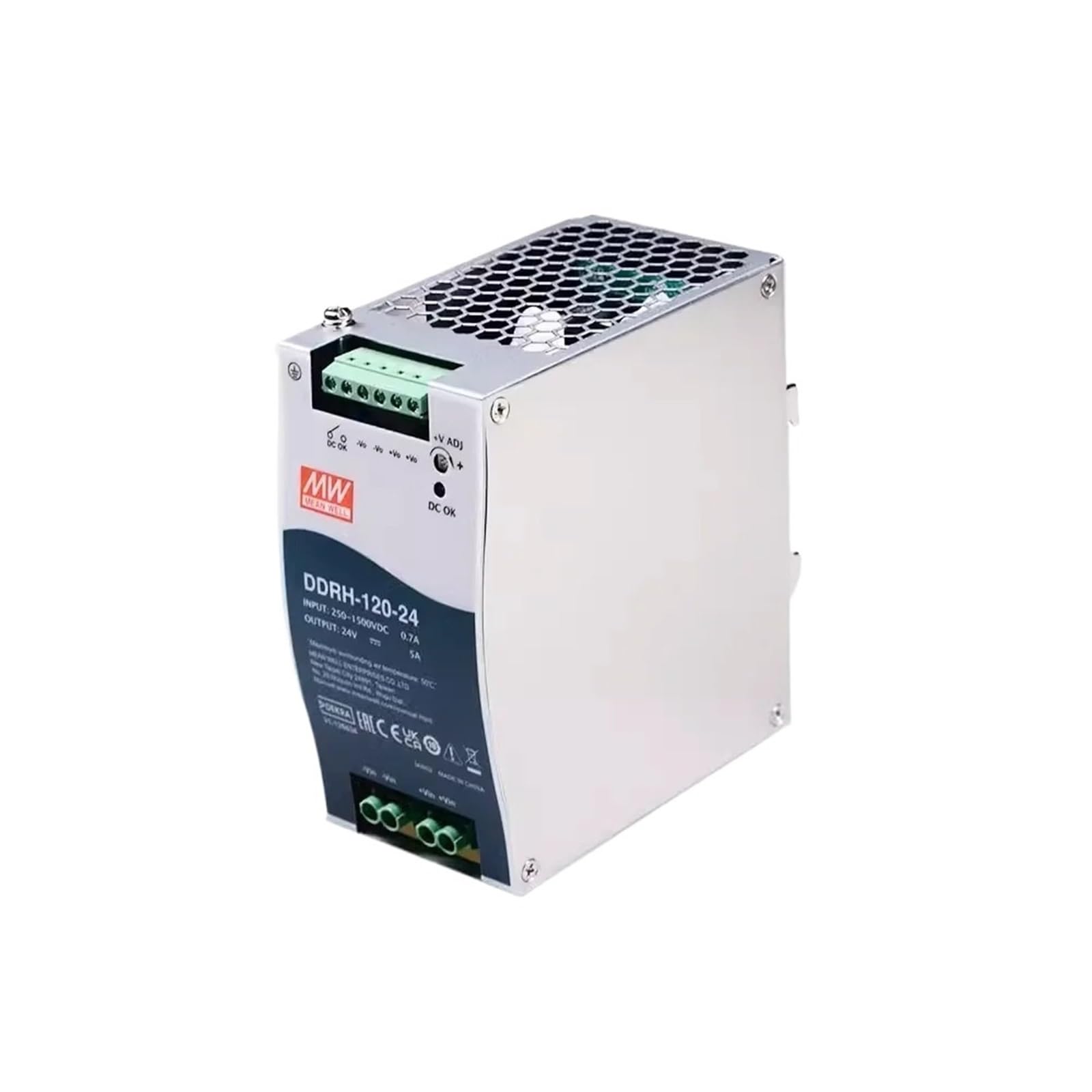 Convertisseur CC-CC DDRH-120-48 évite les pannes de tension industrielle