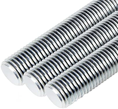 Pręt gwintowany M12 x 1000 mm, klasa wytrzymałości 4,8 ze stali, pręty gwintowane, pręt gwintowany, DIN 976, 1 sztuka