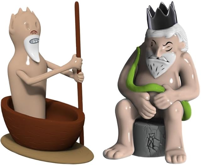 Alessi Caronte E Minosse Statuettes, Multi-Color
