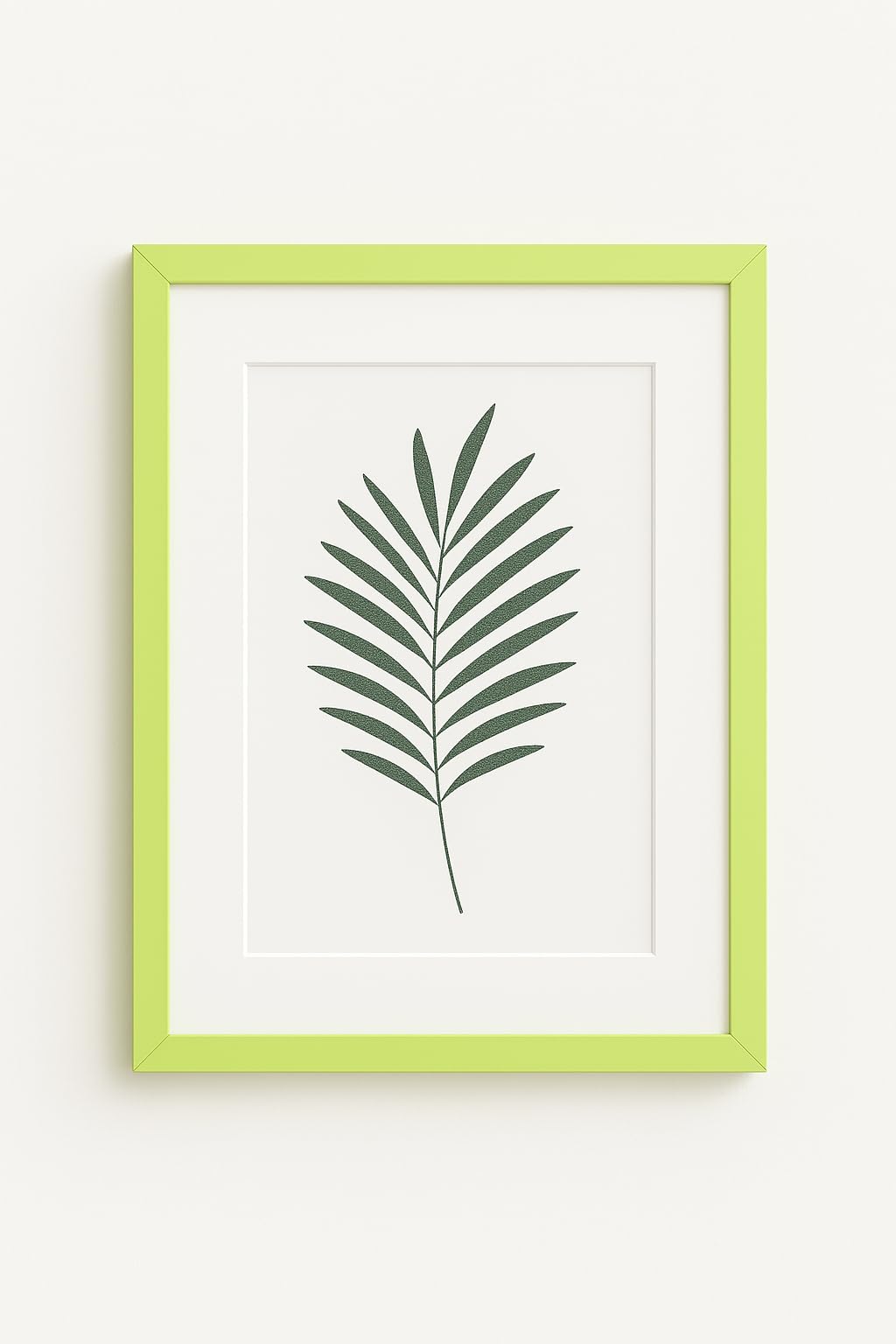 Natural Wood Photo Picture Poster Print Frame with White Mount Wall or Tabletop Display Shatterproof Styrene, Light Green, 20" x 16" in 24" x 20" frame — image 1