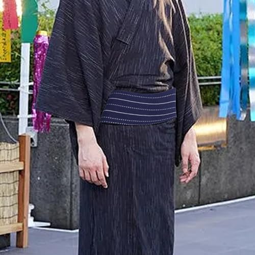 Kimono Belt, 13ft Length Traditional Waist Tie Obi Belt Comfortable Cotton Fabric, for Festivals, Ceremonies, and Cosplay4