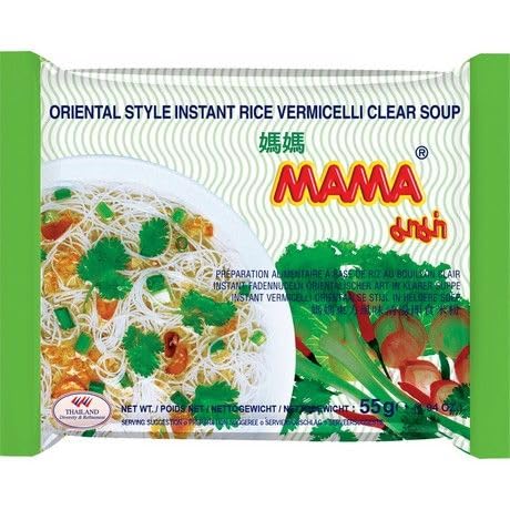 Sebuya Asia Suppen Kollektion – 20er Instant Nudelsuppen Mix mit Reisnudeln, Flachen Reisnudeln, Glasnudeln & Vermicelli – Vier Sorten für Abwechslung & leichten Genuss