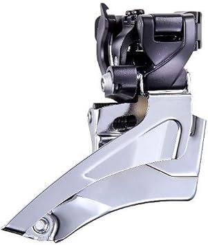 microSHIFT | Advent Front Derailleur | 9-Speed Double | 44-48T Max | 31.8/34.9mm Band Clamp