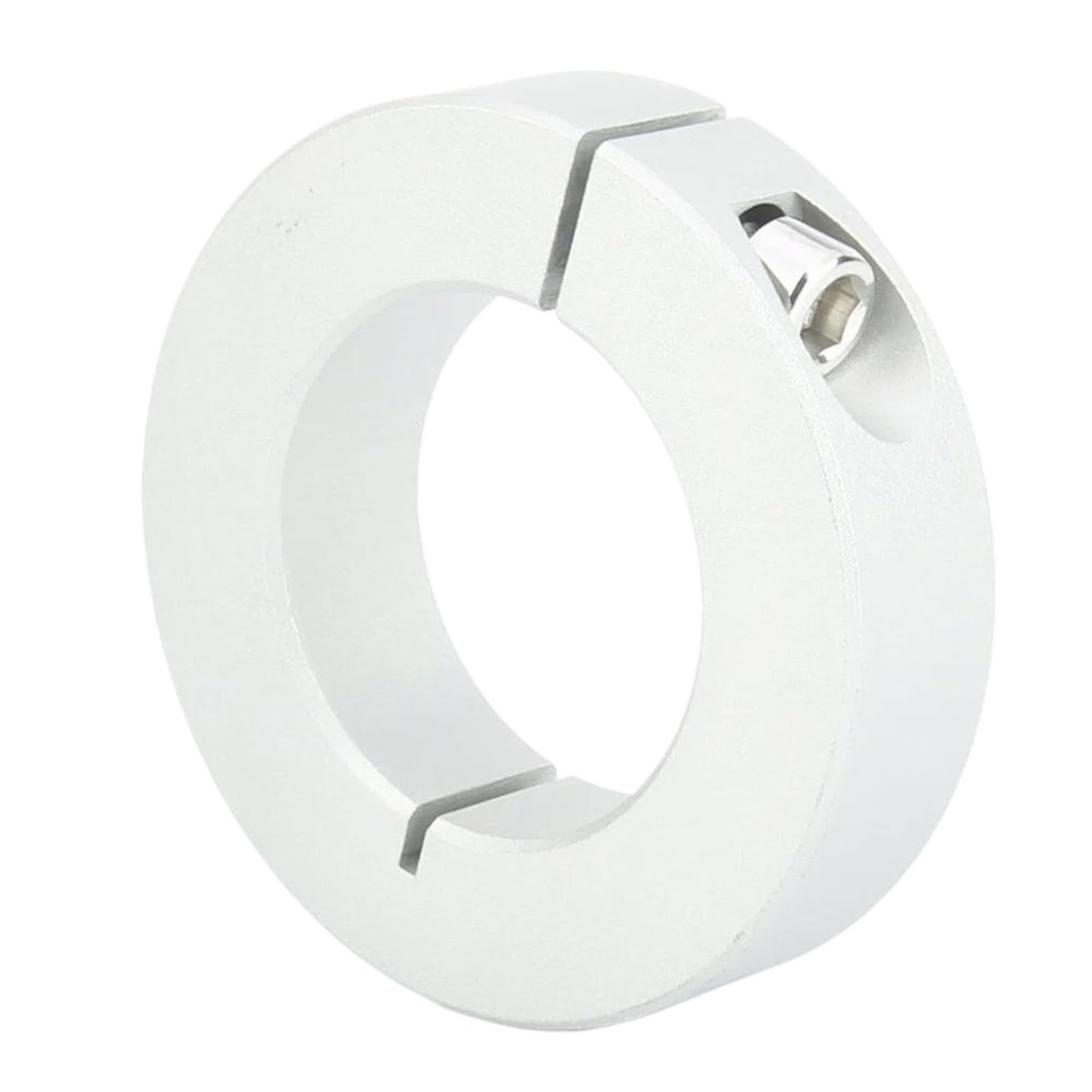 Collar del eje 2 anillos de retencion aluminio con abrazadera para eje tornillo tope 25 mm