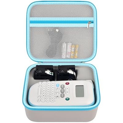 GWCASE Storage Case for Brother PT-N10 Personal Handheld Label Maker, Portable Carrying Holder Organizer for Label Tapes and Other Accessories（Bag Only）