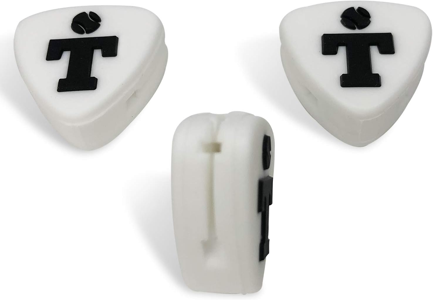 takin Tennis Dampeners - White Racket Shock Absorbers & Accessories - Tennis Vibrant Dampener Easy to Put On Any Racquet : Sports & Outdoors