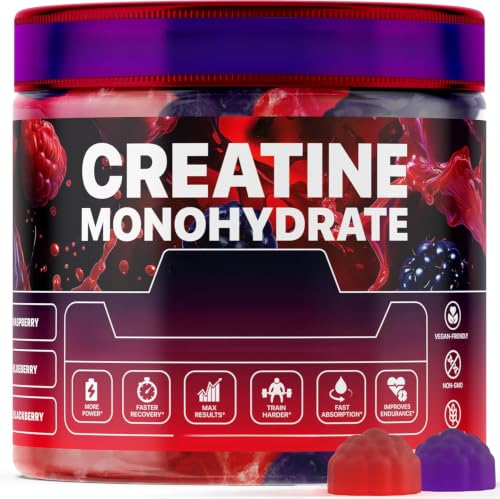 Creatina preentrenamiento en gomitas para maximizar la energía muscular sin azúcar