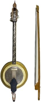 Professional Kabak Kemane with Engraved Fingerboard - Traditional Turkish Gourd Violin - Artisan Crafted with Premium Heart Membrane