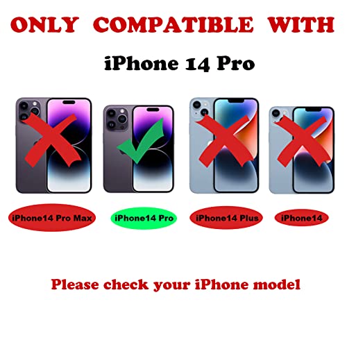 Ly&Sasif Iphone 14 Pro Case, Luxury Holographic Cute Laser 3D Shell Pattern Flashing Flash Wave Shaped Phone Case For Women And Girls Silicone Protective Case (Iphone 14 Pro 6.1 Inch) #TOP4