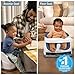 Ingenuity Baby Base 2-in-1 Booster Feeding and Floor Seat with Self-Storing Tray - Night Sky