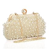 Evening Bag,Veyiina Nero Women's Clutches & Evening Handbags Pearl Bags for Wedding Party Date Clutch Purse,Women's Shoulder Handbags
