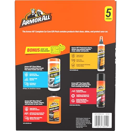 image for Armor All Car Wash and Car Cleaner Kit by Armor All, Includes Glass Wi