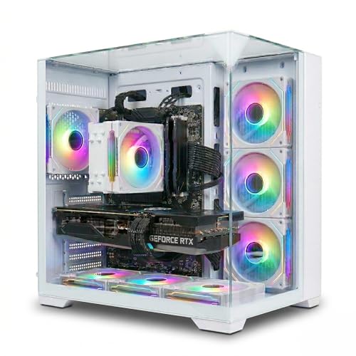 TITAN GAMING �Q�[�~���OPC �f�X�N�g�b�v�p�\�R�� GeForce RTX 5080 Ryzen 7 7700 ������16GB NVMe SSD 1TB Windows 11 Home Neo Prism �z���C�g