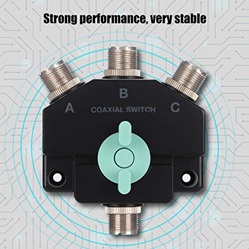 Image of Heavy Duty Coax Switch Antenna Short- Base with 3 Port Antenna Repeater