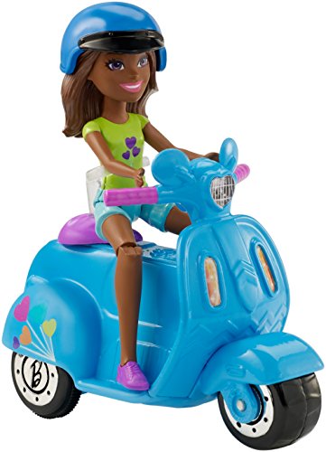 Barbie On The Go Blue Scooter And Doll #TOP1