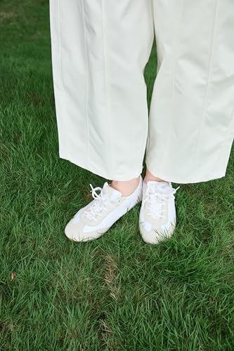 Image of iiimmu Ballet Flats Sneakers for Women Casual Walking Shoes