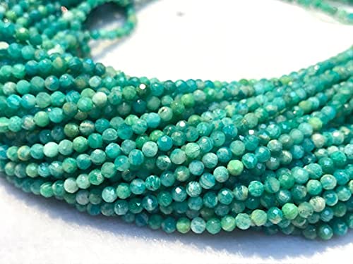 Amazonite 3mm perles naturelles pour créer un bracelet bohème et élégant