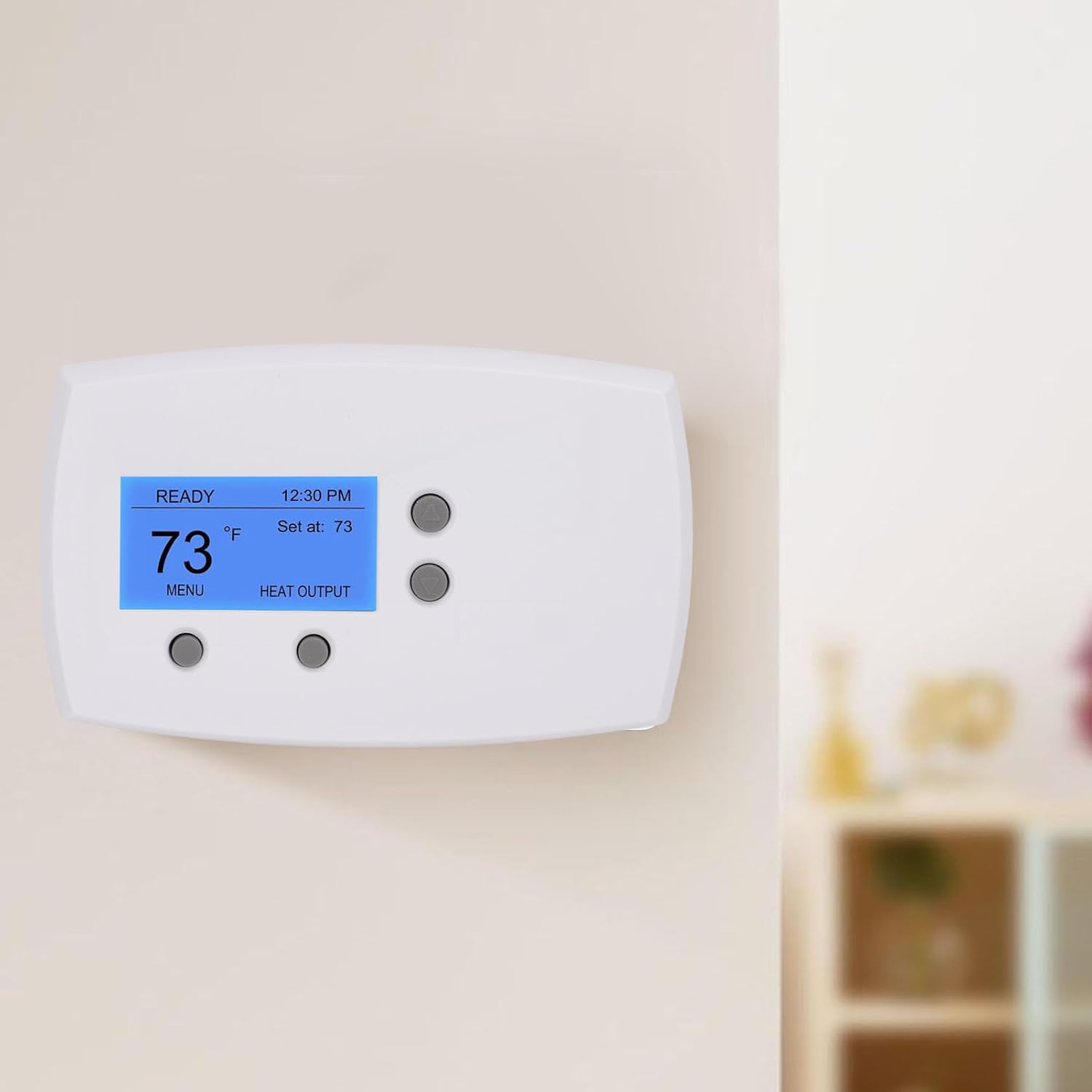 Oumefar Fire Mt Ae Thermostat Premium EasytoOperate Fireplace Thermostat for Pointe Pellet Stove and FireplaceABS Material