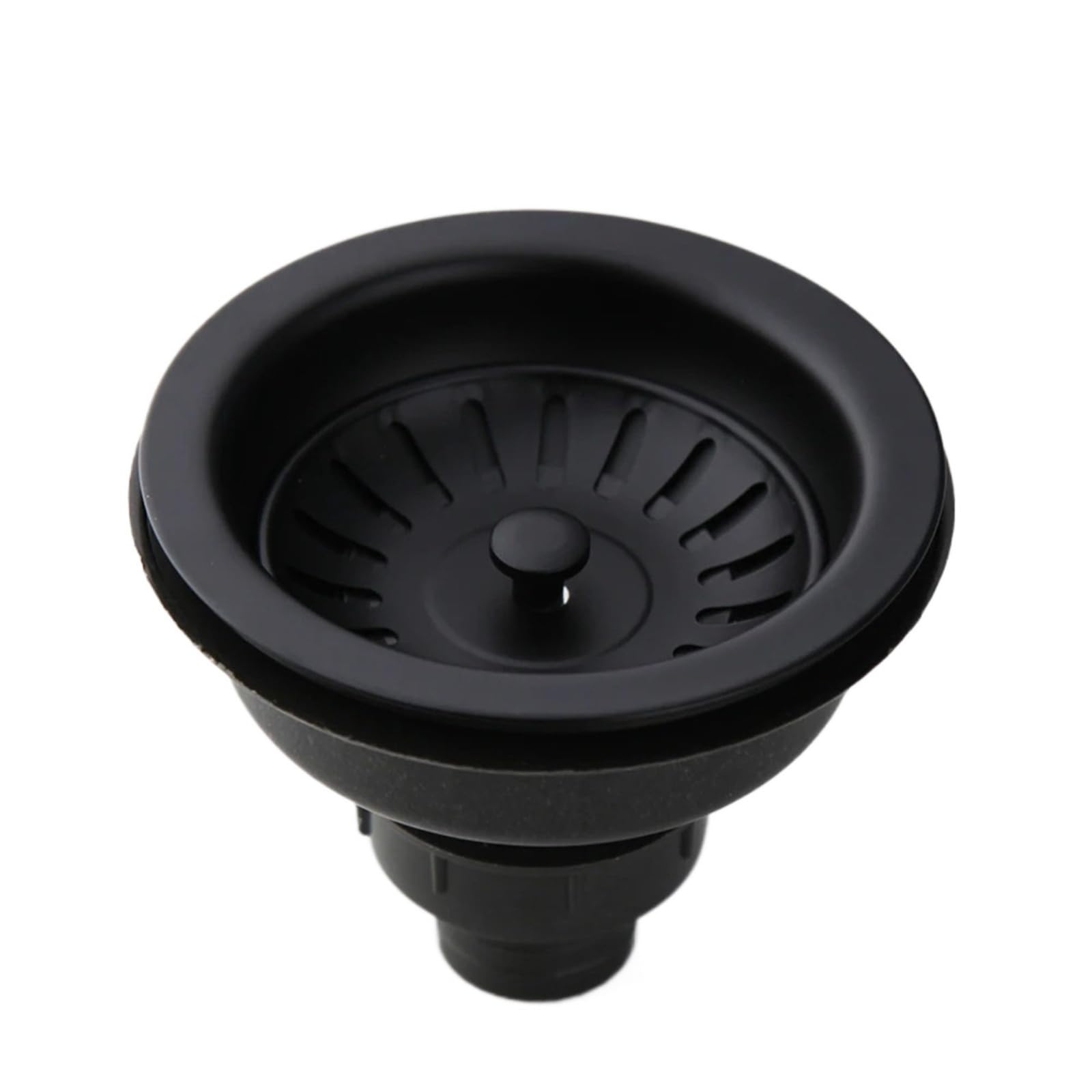 Dsfihjo Black Sink Strainer Sus304 Sink Strainer Stopper Kit, Dish Drainer Set(Black)