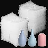 100 Pack Bubble Out Bags 6x10 inch Bubble Pouches Bags, AYSUM Clear Small Bubble Pouches, Double Wal