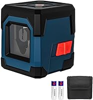 Vista 1 de RockSeed - Nivel láser, láser de línea horizontal de 100 pies, autoequilibrado, línea vertical y horizontal, rotación de 360 grados, bolsa